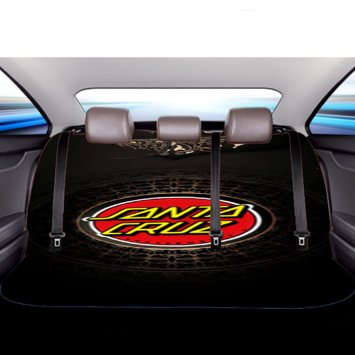 Santa Cruz Skateboards Logo Car Back Rear Seat Covers
