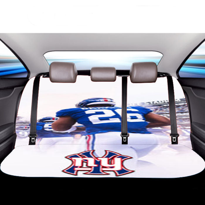 Saquon Barkley Giants Car Back Rear Seat Covers