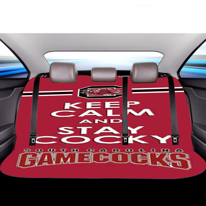 Sc Gamecocks Keep Calm Car Back Rear Seat Covers