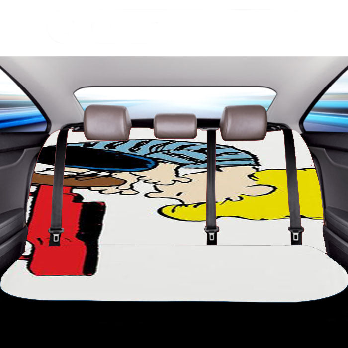 Schroeder On Piano Peanuts Car Back Rear Seat Covers