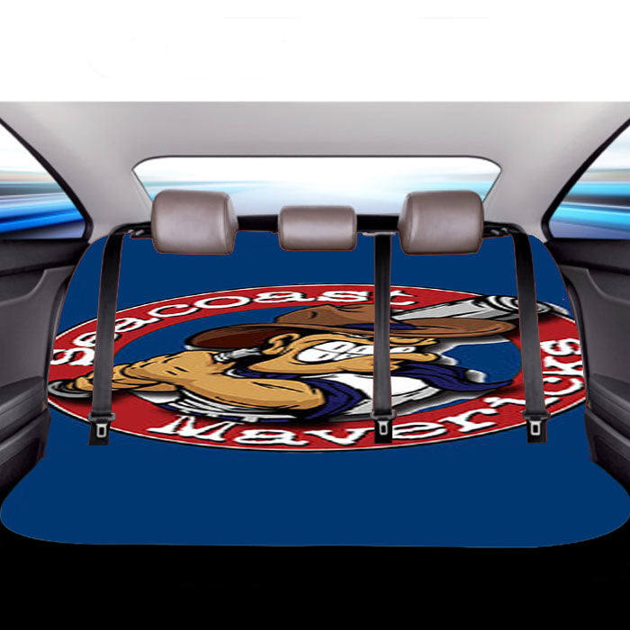 Seacoast Mavericks Baseball Logo Car Back Rear Seat Covers