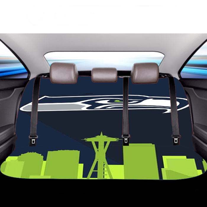 Seahawks Car Back Rear Seat Covers