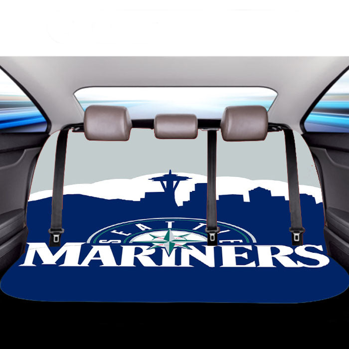 Seattle Mariners Baseball Car Back Rear Seat Covers