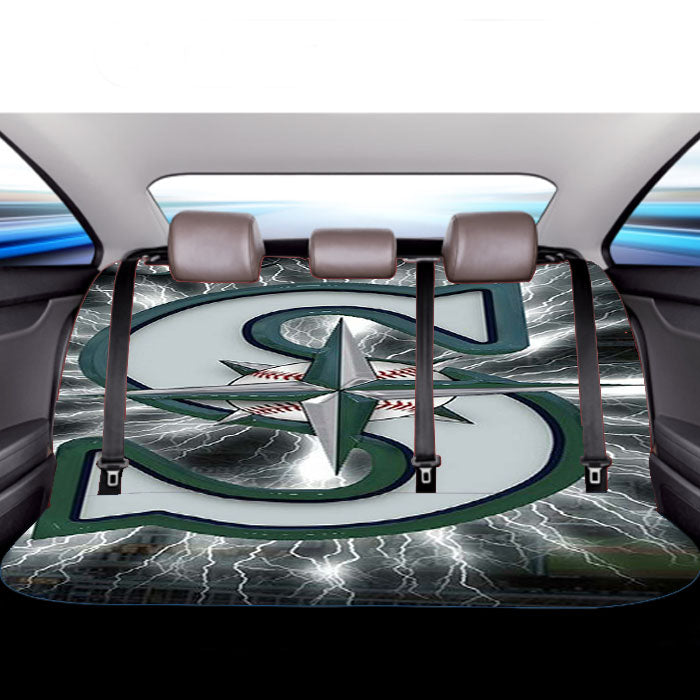Seattle Mariners Icon Car Back Rear Seat Covers