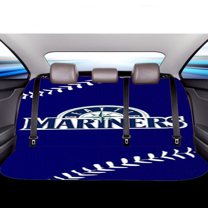 Seattle Mariners Logo Sign Car Back Rear Seat Covers