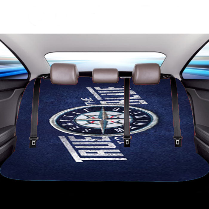 Seattle Mariners True To The Blue Car Back Rear Seat Covers