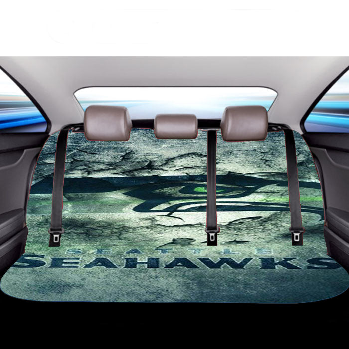 Seattle Seahawks Car Back Rear Seat Covers