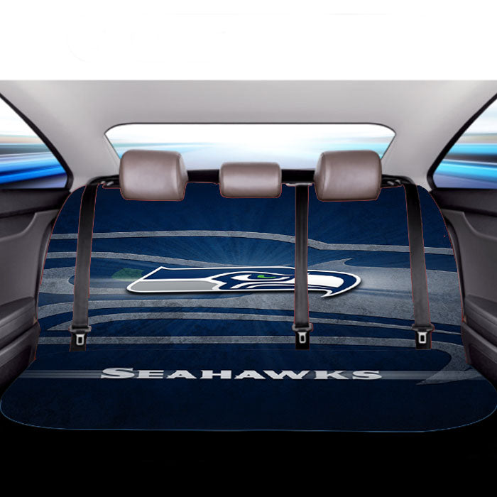 Seattle Seahawks 2 Car Back Rear Seat Covers
