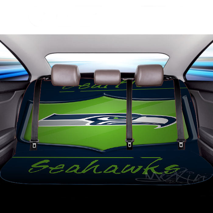 Seattle Seahawks, 12Th Man Car Back Rear Seat Covers