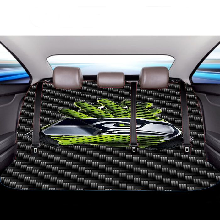 Seattle Seahawks Super Bowl 48 Car Back Rear Seat Covers