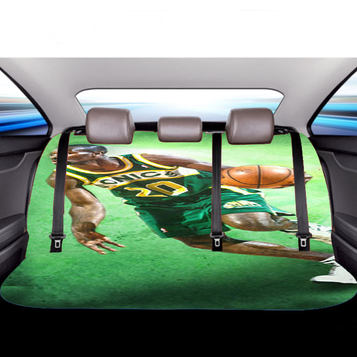 Seattle Sonics Basketball Player Car Back Rear Seat Covers