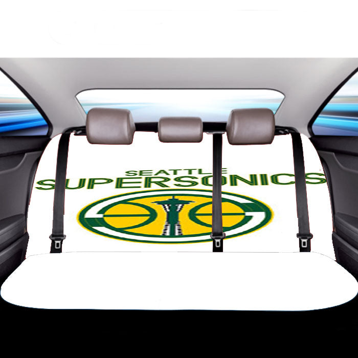 Seattle Supersonics Art Car Back Rear Seat Covers