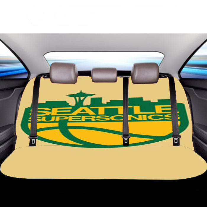 Seattle Supersonics Emblem Car Back Rear Seat Covers