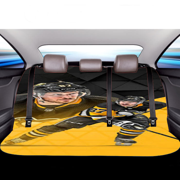 Sidney Crosby Pittsburgh Penguins Car Back Rear Seat Covers