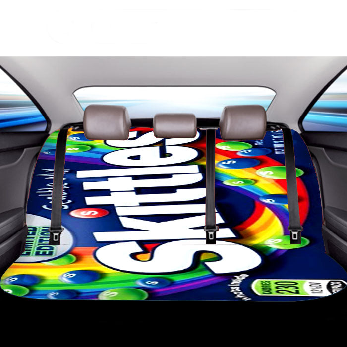 Skittles Seattle Seahawks Car Back Rear Seat Covers