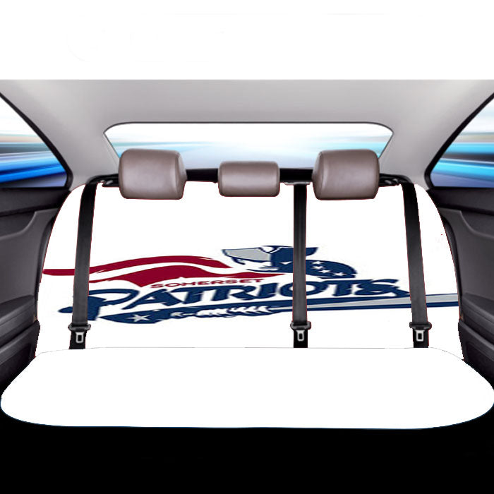 Somerset Patriots Baseball Logo Car Back Rear Seat Covers