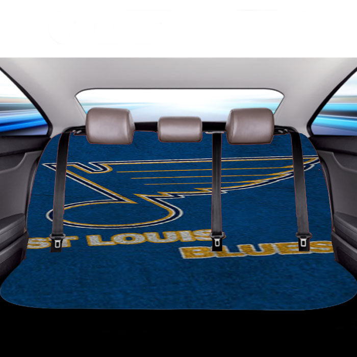St Louis Blues Art Car Back Rear Seat Covers