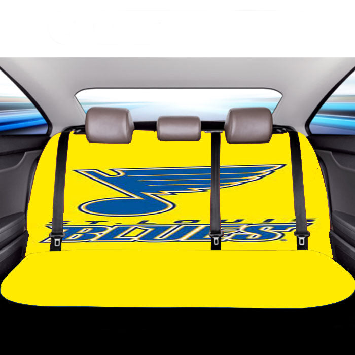 St Louis Blues Yellow Car Back Rear Seat Covers