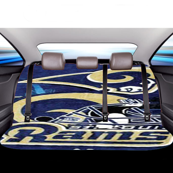 St Louis Rams Sketch Car Back Rear Seat Covers