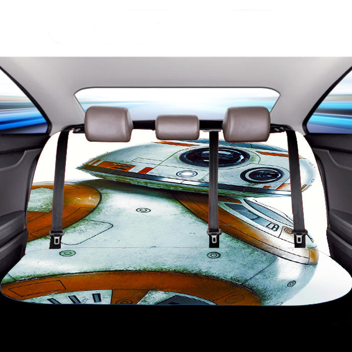 Star Wars Bb 8 Car Back Rear Seat Covers