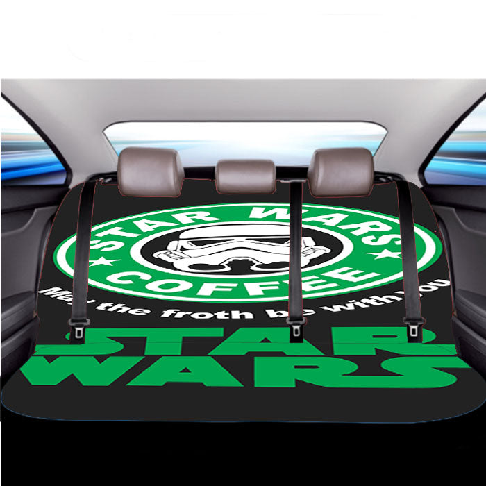 Star Wars Coffee Car Back Rear Seat Covers