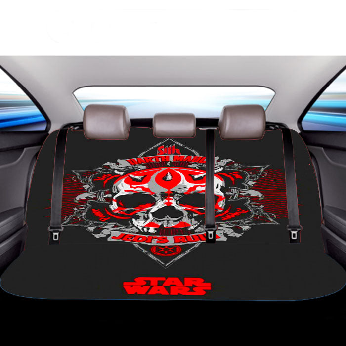 Star Wars Darth Maul Logo Car Back Rear Seat Covers