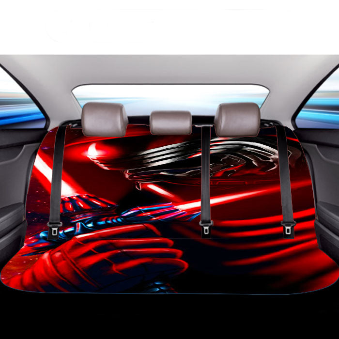 Star Wars Kylo Ren Redsaber Car Back Rear Seat Covers
