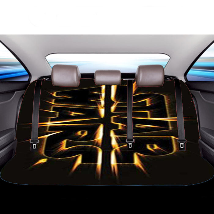 Star Wars Logo Flare Car Back Rear Seat Covers