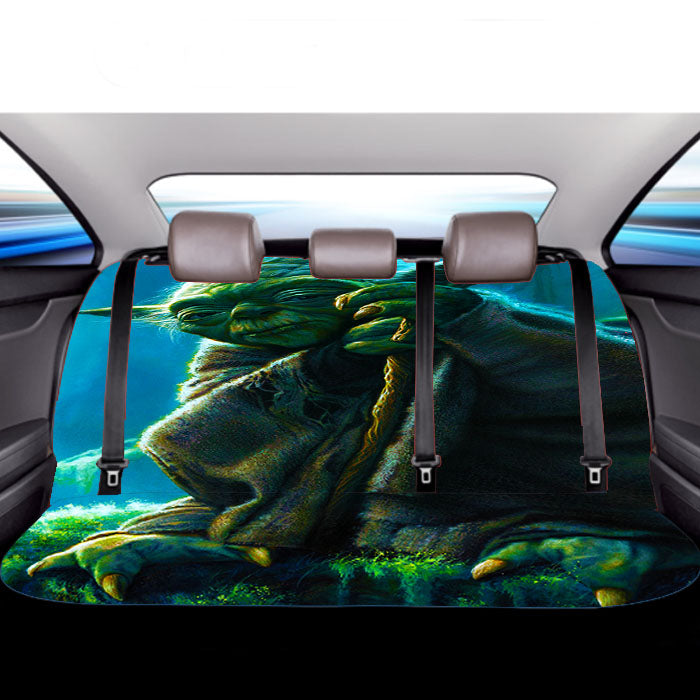 Star Wars Master Yoda Car Back Rear Seat Covers
