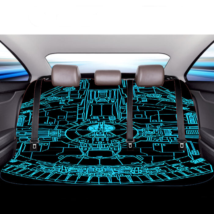 Star Wars Millenium Falcon Car Back Rear Seat Covers