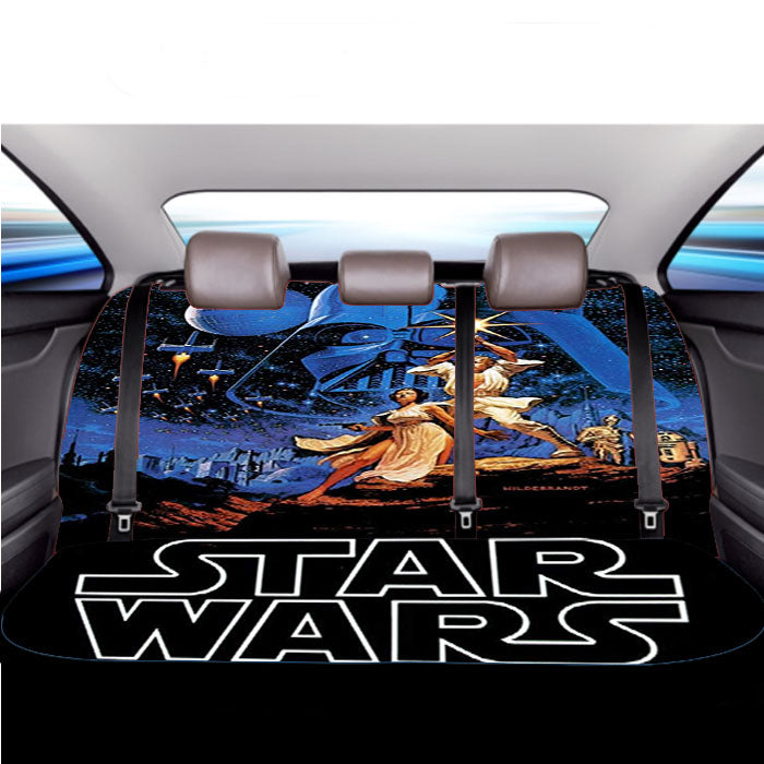 Star Wars Poster Car Back Rear Seat Covers