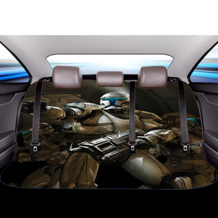 Star Wars Republic Commando Car Back Rear Seat Covers
