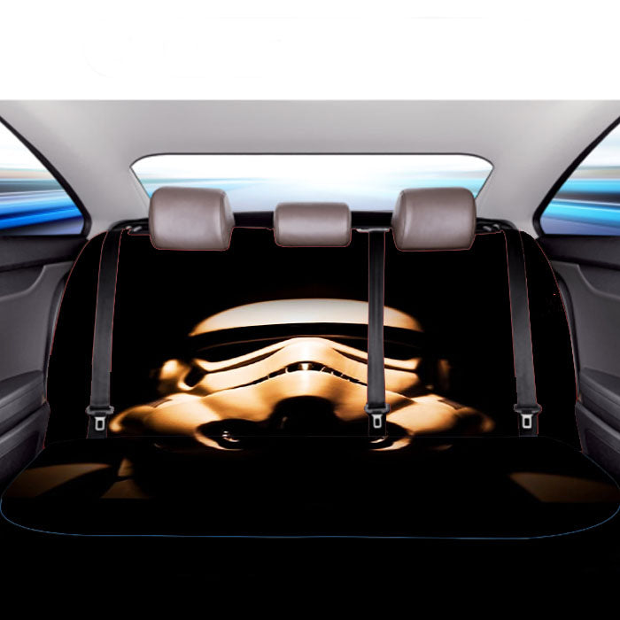 Star Wars Stormtrooper Dark Car Back Rear Seat Covers