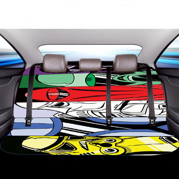 Star Wars Stormtrooper Pop Art Car Back Rear Seat Covers