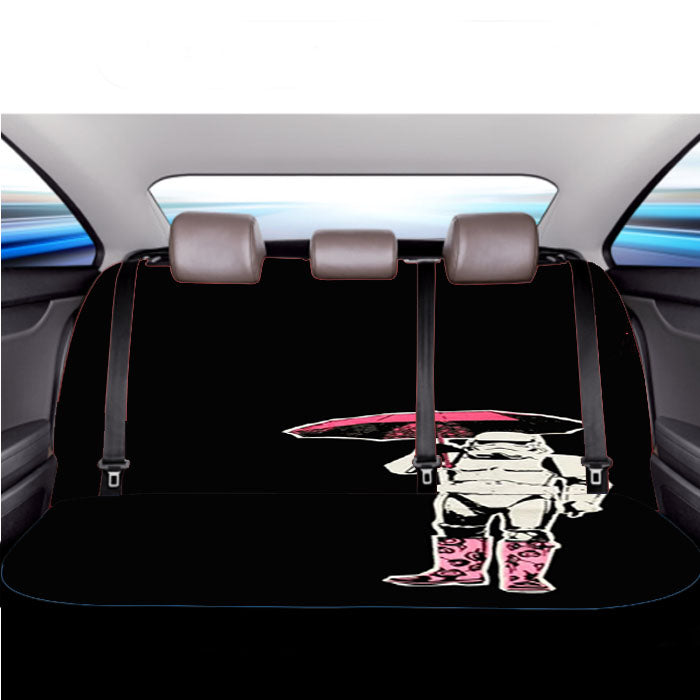 Star Wars Stormtrooper Umbrella Car Back Rear Seat Covers