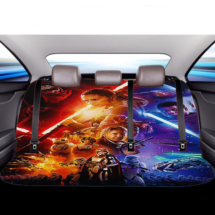 Star Wars The Force Awakens Cover Car Back Rear Seat Covers