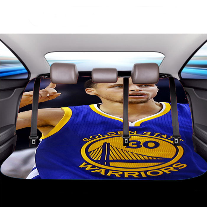 Stephen Curry Golden State Warriors Car Back Rear Seat Covers