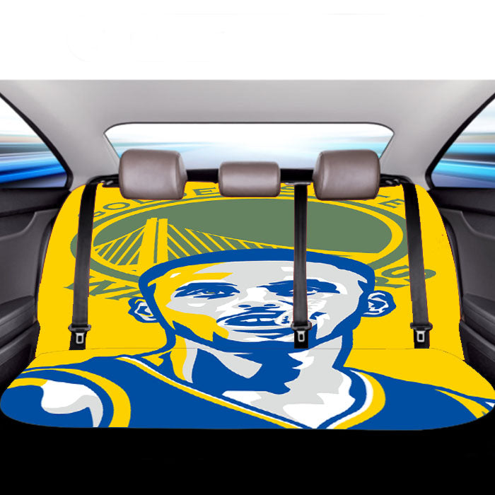 Stephen Curry Passion Illusration Car Back Rear Seat Covers