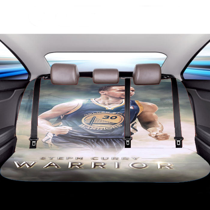 Stephen Curry Warriors Car Back Rear Seat Covers