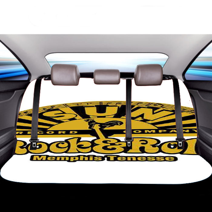 Sun Record Rock And Roll Memphis Tenesse Car Back Rear Seat Covers