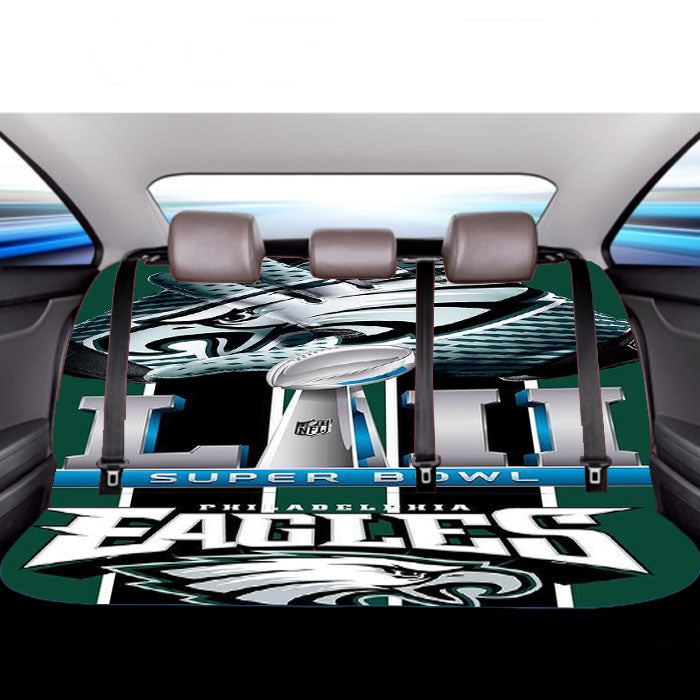 Super Bowl Lii Eagles Car Back Rear Seat Covers
