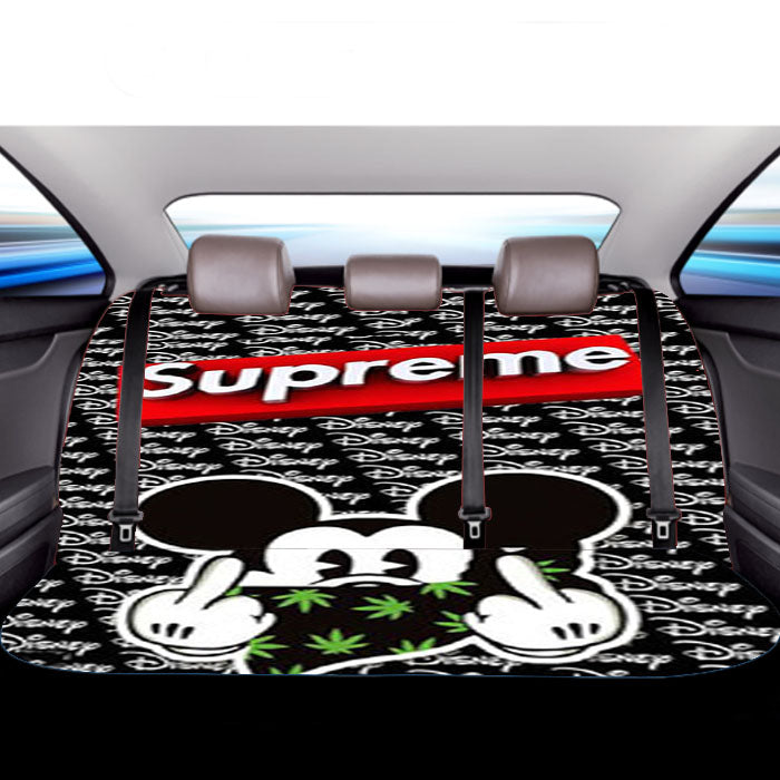 Supreme Mickey Mouse Car Back Rear Seat Covers