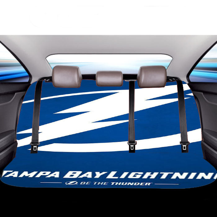 Tampa Bay Lightning Be The Thunder Car Back Rear Seat Covers