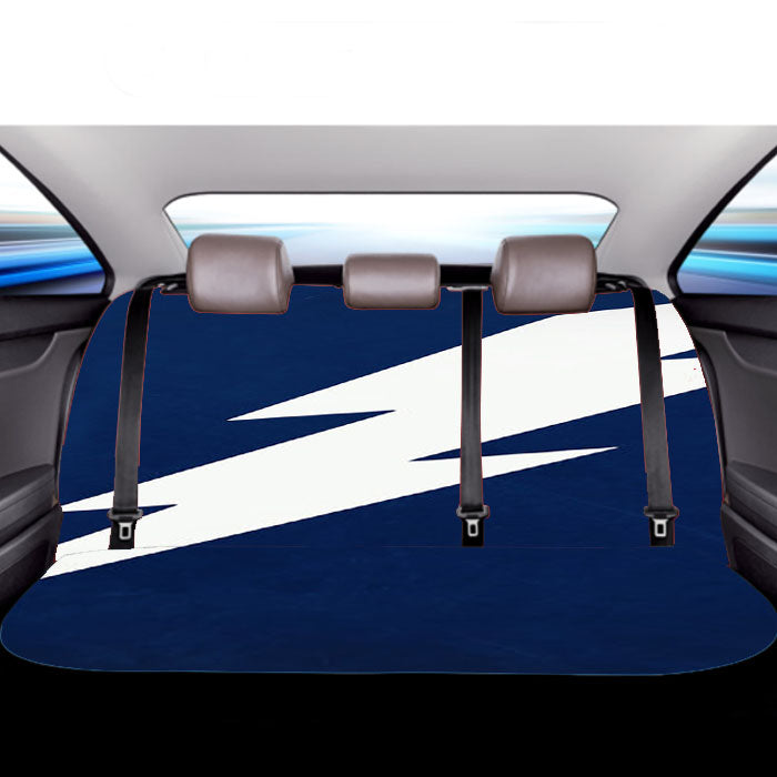 Tampa Bay Lightning Thunder Car Back Rear Seat Covers