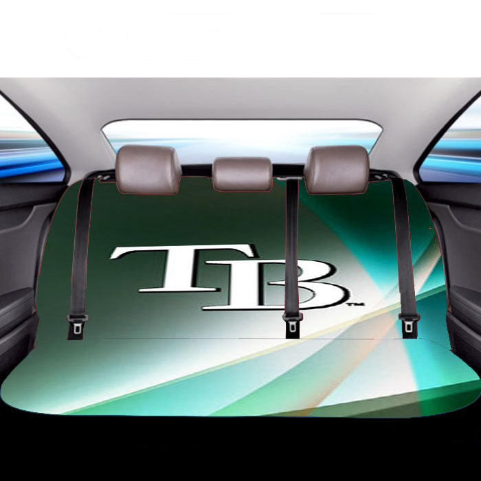 Tampa Bay Rays Green Car Back Rear Seat Covers
