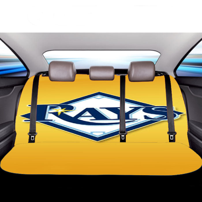 Tampa Bay Rays Logo Car Back Rear Seat Covers