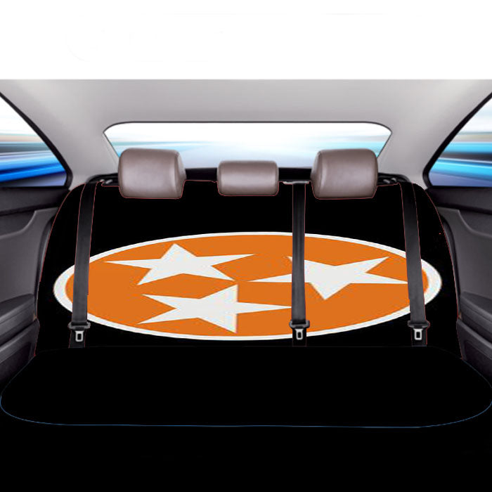 Tennessee Orange Tristar Car Back Rear Seat Covers