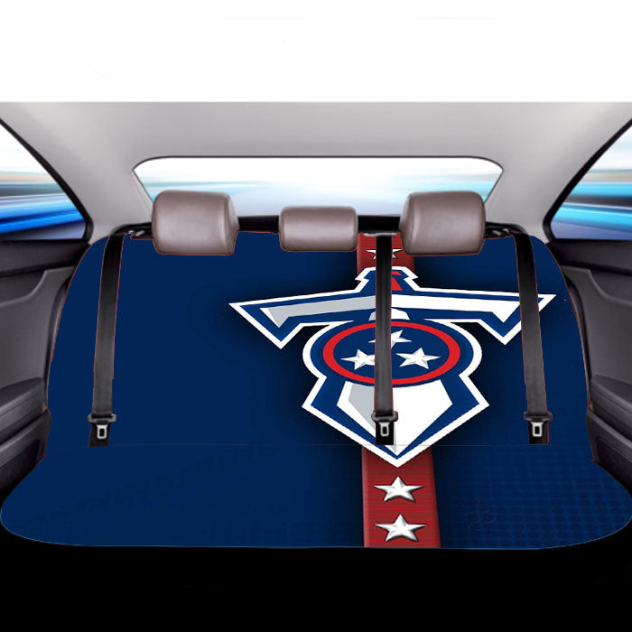 Tennessee Titans Nfl Sword Logo Car Back Rear Seat Covers