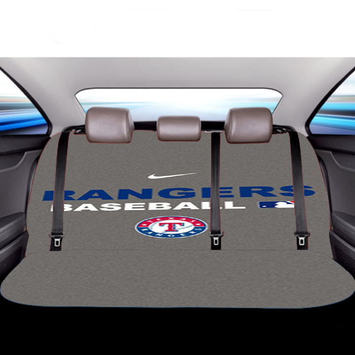 Texas Rangers Baseball Car Back Rear Seat Covers