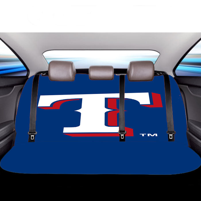 Texas Rangers Insignia Car Back Rear Seat Covers